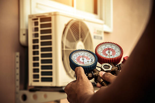 Professional Hvac Installation technician working in Salisbury, MA